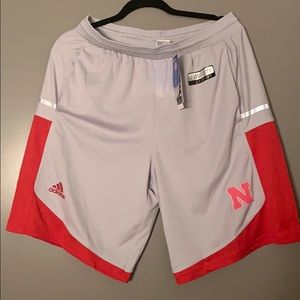 Husker Adidas Shorts NWT
